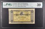 COLOMBIA 1 PESO BANCO DE PAMPLONA - COLOMBIA. Rare. -