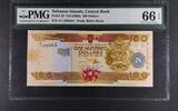 SOLOMON ISLANDS 100 DOLLARS CENTRAL BANK. Bird's Head. -