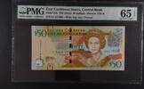 EAST CARIBBEAN STATES 50 DOLLARS 2015 EAST CARIBBEAN STATES. PMG 65 EPQ 109,00 EUR  Excl. 15,00 EUR Verzending