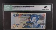 EAST CARIBBEAN STATES 10 DOLLARS BRITISH ADMINISTRATION -