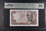 SPAIN 100 PESETAS BANK OF SPAIN. MANUEL DE FALLA. Serie Replacement 9B -