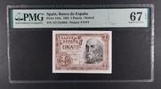 SPAIN 1 PESETA BANK OF SPAIN. The last Serie 1G. -