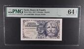 SPAIN 5 PESETAS BANK OF SPAIN - MADRID. Serie A. Seneca. -