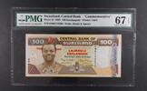 SWAZILAND 100 EMALANGENI CENTRAL BANK COMMEMORATIVE. -