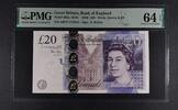 GREAT BRITAIN 20 POUNDS BANK OF ENGLAND. Queen. -