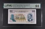 LUXEMBOURG 100 FRANCS BANQUE INTERNATIONALE. Bil. -