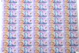 New Zealand Sheet of 40 Fifty dollars 1999 AA99 Uncut sheet (40), only 100 printed! UNC