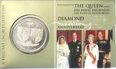 New Zealand Dollar 2007 Diamond Wedding Anniversary coin Unc