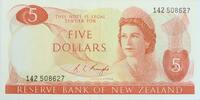 New Zealand 5 Dollars Reserve Bank -