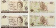 New Zealand 1 Dollar Consecutive numbered pair -