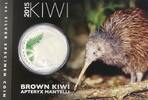 New Zealand One Dollar Kiwi, glow in the dark coin -