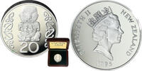 New Zealand 20 Cent Piedfort Proof -