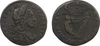 Ireland Halfpenny Armstrong & Legge's regal coinage. -