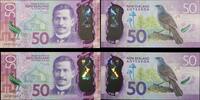 New Zealand 50 Dollars AA First prefix of signature -