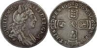 Great Britain Sixpence William III -