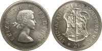 South Africa 2 Shillings 1953 Queen Elizabeth II aUC-UNC. 37,00 EUR  Excl. 17,00 EUR Verzending