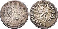 Rostock, Stadt 3 Pfennig Selten. -