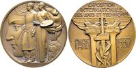 Frankreich Bronzemedaille Von P. Turin, auf die Internationale Austellung für Kunst und Technik in Paris. -