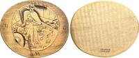 Kunstmedaillen, querovale Bronzemedaille (einseitig) Burgeff, Hans Karl. Das Sofa des Dr. Otto. -