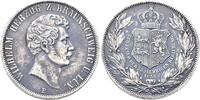 Braunschweig Wolfenbüttel Doppelter Vereinstaler Wilhelm 1831-1884. 25jähriges Regierungsjubiläum. -