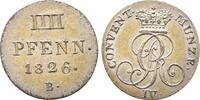 Braunschweig Calenberg Hannover 4 Pfennig 1826 B. Georg IV. 1820-1830. F... 20,00 EUR  Excl. 9,00 EUR Verzending