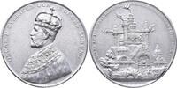 Schweden Aluminiummedaille Oskar II. 1872-1907. 25jähriges Regierungsjubiläum. -