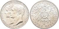 Sachsen Weimar Eisenach 5 Mark Wilhelm Ernst 1901-1918. Hochzeit. -