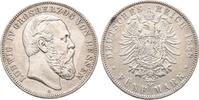 Hessen 5 Mark Ludwig IV. 1877-1892. -