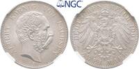 Sachsen 2 Mark 1901 E. Albert 1873-1902. Fast Stempelglanz / NGC MS 64 595,00 EUR Gratis verzending