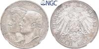 Sachsen Weimar Eisenach 3 Mark 1910 A. Wilhelm Ernst 1901-1918. Hochzeit... 435,00 EUR  Excl. 15,00 EUR Verzending