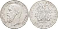 Baden 5 Mark 1876 G. Friedrich I. 1856-1907. Winz. Randfehler, kl. Kratz... 75,00 EUR  Excl. 9,00 EUR Verzending