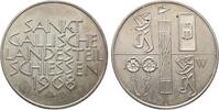 Schweiz St. Gallen. Silbermedaille Schützenmedaille. Sankt Gallisches Landesteil Schießen 1968. -