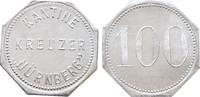 Deutschland / Kreuzer Nürnberg 100 Pfennig Auslandseinsätze der deutschen Kriegsflotte. Aluminium Kantine Marke. -