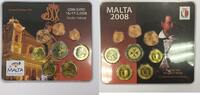 MALTE 3,88 € Rare coffret MALTE BU 2008 Coin Expo 16 & 17/2/08 DUBLIN -