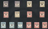 MONACO 1937 Timbres-taxe surchargés ss MNH 64,00 EUR49,00 EUR  Excl. 12,00 EUR Verzending