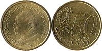 VATICAN 50 c 2002 JEAN PAUL II Unz 50,00 EUR  Excl. 12,00 EUR Verzending