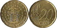 VATICAN 20 c 2005 SEDE VACANTE Unz 50,00 EUR  Excl. 12,00 EUR Verzending