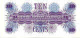U.S.A 10Cents ND (1968) MPC - Series 661 aUNC