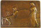 Belgium Historical medal Death / Commemoration of Princess Marie Countess of Flanders / Bonetain -