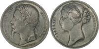 France Historical medal Emperor Napoleon III & Empress Eugenie - Caque F -