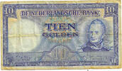 10 Gulden 1949 Netherlands Willem I / Molen VF-