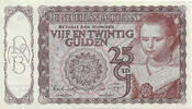 25 Gulden 1944 Netherlands Prinsesje II UNC