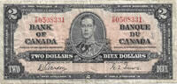 Canada Two dollars King George VI - Gordon & Towers -