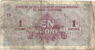 Denmark 1 Krone Allierede Overkommando (Allied Supreme Command) -