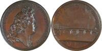 France Historical medal Louis XIV, construction of the Pont Royal, by Mauger -