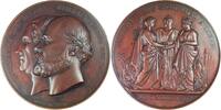 Netherlands Historical medal Meeting of William III with Leopold I of Belgium / By L. & C. Wiener -