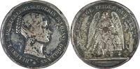 Germany / Mecklenburg - Schwerin - France Medal Death of Duchess Helene, Wife of the Duke of Orleans / Borrel -