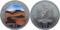 Namibia 1 Dollar Farbmünze Sanddünen -