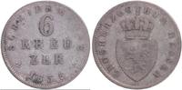 Hessen-Darmstadt 6 Kreuzer 1835 Ludwig II. 1830-1848 schön 9,00 EUR  plus 9,00 EUR verzending