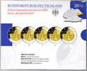 Deutschland 5 x 2 Euro 5 x 2 Euro Gedenkmünzenset 2016, Sachsen, Dresdner Zwinger -